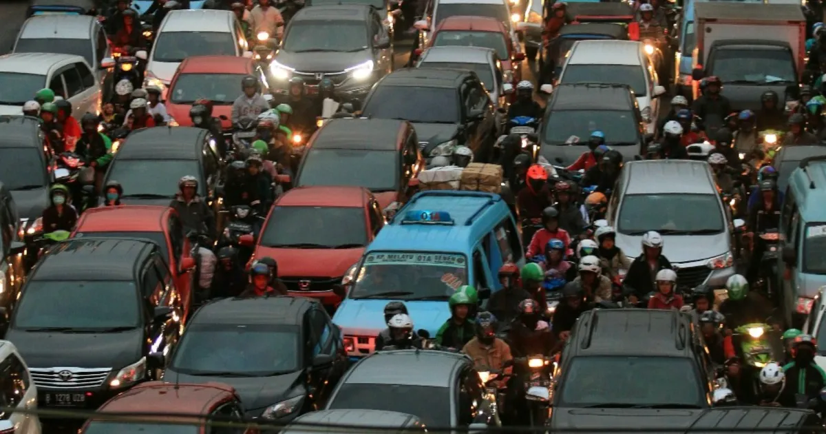 Ilustrasi macet jakarta - Next Indonesia