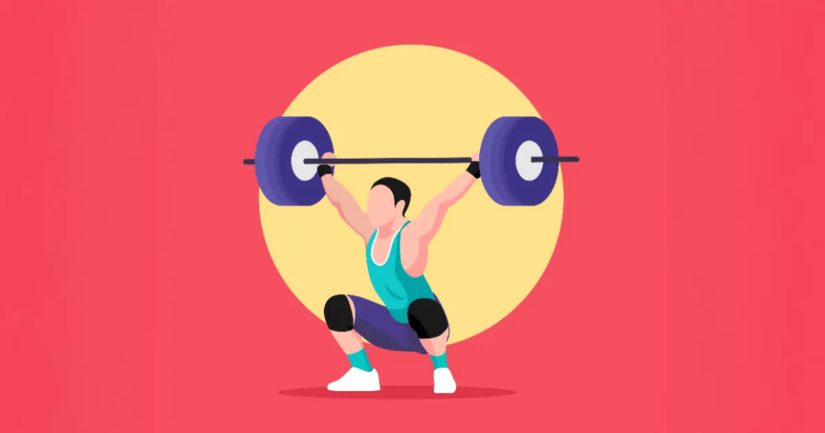 Ilustrasi angkat besi - Next Indonesia