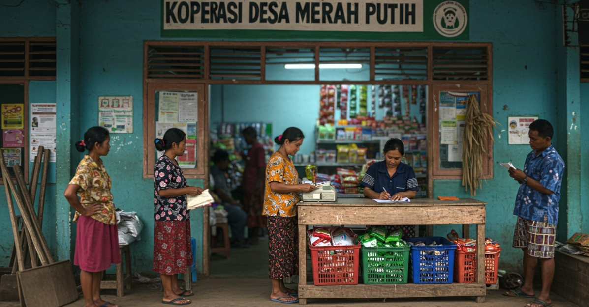 Ilustrasi Koperasi Merah Putih - Next Indonesia
