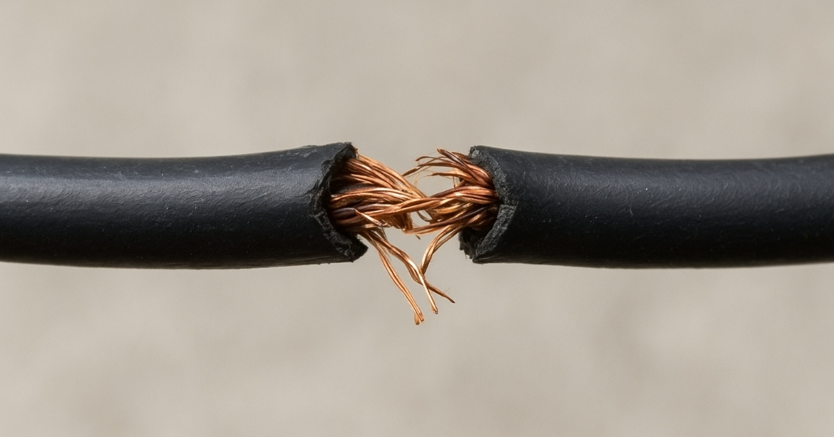 Ilustrasi kabel hampir putus - NEXT Indonesia Center