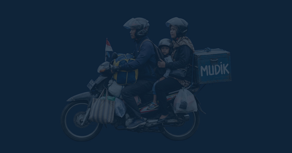 Ilustrasi warga mudik - NEXT Indonesia Center 
