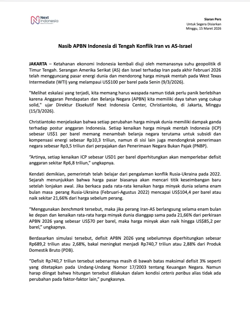 cover siaran pers Nasib APBN Indonesia di Tengah Konflik Iran vs AS-Israel.png
